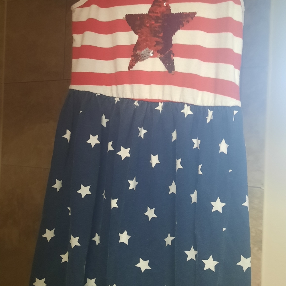 Dress for girl 7-8 years old American Flag colors Children's Place